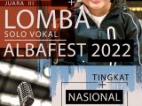Sahlendra, Raih Juara III Lomba Solo Vokal Albafest 2022