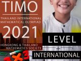 Enzo Rasya Athaya at TIMO (Thailand International Mathematical Olympiad) 2021